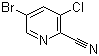 5-Bromo-3-chloro- 2-pyridinecarbonitrile Structure,945557-04-0Structure