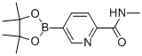 2-(N-methylaminocarbonyl)pyridine-5-boronic acid pinacol ester Structure,945863-21-8Structure