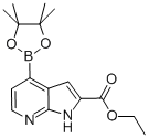 4-(4,4,5,5-四甲基-1,3,2-二噁硼烷-2-基)-1H-吡咯并[2,3-b]吡啶-2-羧酸乙酯結(jié)構(gòu)式_945865-21-4結(jié)構(gòu)式