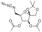 5-疊氮基-5-脫氧-3,4-雙-o-乙?；?1,2-o-異亞丙基-beta-D-果糖結(jié)構(gòu)式_94801-00-0結(jié)構(gòu)式