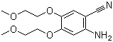 2-Amino-4,5-bis(2-methoxyethoxy)benzonitrile Structure,950596-58-4Structure