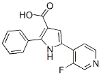 1H-pyrrole-3-carboxylic acid, 5-(3-fluoro-4-pyridinyl)-2-phenyl- Structure,951784-01-3Structure