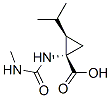 順式-(9ci)-1-[[(甲基氨基)羰基]氨基]-2-(1-甲基乙基)-環(huán)丙烷羧酸結(jié)構(gòu)式_95474-37-6結(jié)構(gòu)式
