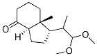 (1R,3ar,7ar)-1-[(1s)-2,2-二甲氧基-1-甲基乙基]八氫-7a-甲基-4H-茚-4-酮結(jié)構(gòu)式_957214-01-6結(jié)構(gòu)式