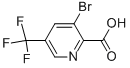 3-Bromo-5-(trifluoromethyl)picolinicacidStructure,959245-76-2Structure 3-Bromo-5-(trifluoromethyl)picolinicacid Structure,959245-76-2Structure