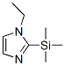 1H-imidazole, 1-ethyl-2-(trimethylsilyl)-Structure,960412-61-7Structure 1H-imidazole, 1-ethyl-2-(trimethylsilyl)- Structure,960412-61-7Structure