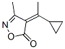 (z)-(9ci)-4-(1-環(huán)丙基亞乙基)-3-甲基-,5(4H)-異噁唑酮結(jié)構(gòu)式_96151-80-3結(jié)構(gòu)式