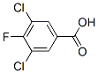 3,5-二氯-4-氟苯甲酸結(jié)構(gòu)式_98191-30-1結(jié)構(gòu)式