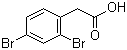 2,4-Dibromobenzeneacetic acid Structure,98434-44-7Structure