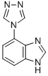 1H-benzimidazole,4-(4h-1,2,4-triazol-4-yl)-(9ci)Structure,98711-53-6Structure 1H-benzimidazole,4-(4h-1,2,4-triazol-4-yl)-(9ci) Structure,98711-53-6Structure