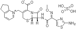 Cefpirome sulfateStructure,98753-19-6Structure Cefpirome sulfate Structure,98753-19-6Structure