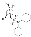 N,N-二環(huán)己基-1-[(1S,2R,4R)-2-羥基-7,7-二甲基雙環(huán)[2.2.1]庚-1-基]甲烷磺酰胺結(jié)構(gòu)式_99295-72-4結(jié)構(gòu)式