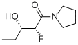 (R*,S*)-(9CI)-1-(2-氟-3-羥基-1-氧代戊基)-吡咯烷結(jié)構(gòu)式_99343-23-4結(jié)構(gòu)式