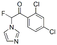 Ethanone, 1-(2,4-dichlorophenyl)-2-fluoro-2-(1h-imidazol-1-yl)-Structure,99427-96-0Structure Ethanone, 1-(2,4-dichlorophenyl)-2-fluoro-2-(1h-imidazol-1-yl)- Structure,99427-96-0Structure