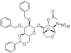 3-O-acetyl-1,6-anhydro-2-azido-2’,3’-di-o-benzyl-4’,6’-o-benzylidene-2-deoxy-β-d-cellobioseStructure,99541-23-8Structure 3-O-acetyl-1,6-anhydro-2-azido-2’,3’-di-o-benzyl-4’,6’-o-benzylidene-2-deoxy-β-d-cellobiose Structure,99541-23-8Structure
