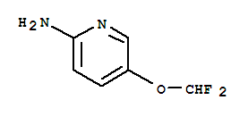 2-Pyridinamine, 5-(difluoromethoxy)-Structure,110861-14-8Structure 2-Pyridinamine, 5-(difluoromethoxy)- Structure,110861-14-8Structure
