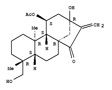 葉含乙酰癭花香茶菜素 A結(jié)構(gòu)式_125164-55-8結(jié)構(gòu)式