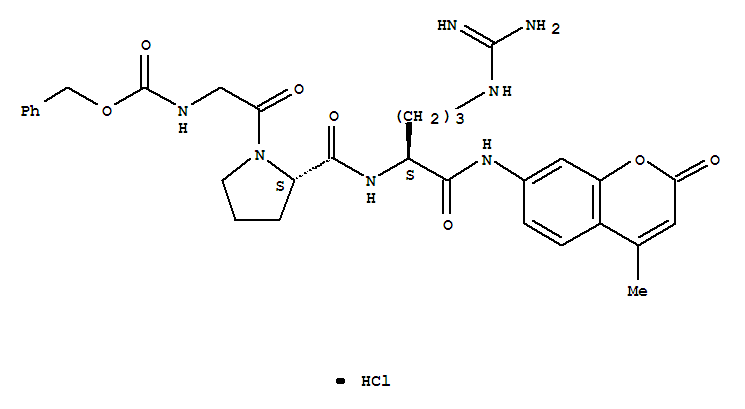 Z-gly-pro-arg-amc hcl Structure,201928-42-9Structure