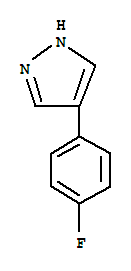 (9ci)-4-(4-氟苯基)-1H-吡唑結(jié)構(gòu)式_204384-26-9結(jié)構(gòu)式