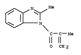 1H-benzimidazole,2-methyl-1-(2-methyl-1-oxo-2-propenyl)-(9ci)Structure,204569-53-9Structure 1H-benzimidazole,2-methyl-1-(2-methyl-1-oxo-2-propenyl)-(9ci) Structure,204569-53-9Structure