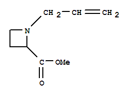 2-Azetidinecarboxylicacid,1-(2-propenyl)-,methylester(9ci)Structure,205443-20-5Structure 2-Azetidinecarboxylicacid,1-(2-propenyl)-,methylester(9ci) Structure,205443-20-5Structure