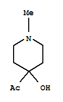 Ethanone, 1-(4-hydroxy-1-methyl-4-piperidinyl)-(9ci)Structure,20734-45-6Structure Ethanone, 1-(4-hydroxy-1-methyl-4-piperidinyl)-(9ci) Structure,20734-45-6Structure