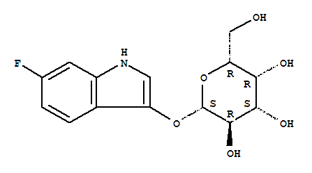 6-Fluoro-3-indolyl-β-d-galactopyranoside Structure,207727-11-5Structure