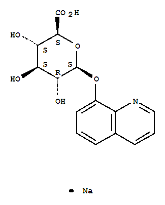 8-Hydroxyquinoline-β-d-glucuronide sodium salt Structure,207728-71-0Structure