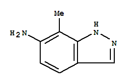 1H-indazol-6-amine,7-methyl-(9ci)Structure,208457-82-3Structure 1H-indazol-6-amine,7-methyl-(9ci) Structure,208457-82-3Structure