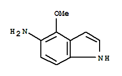 1H-indol-5-amine, 4-methoxy-Structure,214278-16-7Structure 1H-indol-5-amine, 4-methoxy- Structure,214278-16-7Structure
