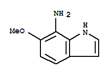 1H-indol-7-amine, 6-methoxy-Structure,214278-21-4Structure 1H-indol-7-amine, 6-methoxy- Structure,214278-21-4Structure