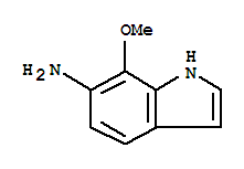 1H-indol-6-amine, 7-methoxy-Structure,214279-27-3Structure 1H-indol-6-amine, 7-methoxy- Structure,214279-27-3Structure