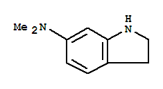 1H-indol-6-amine,2,3-dihydro-n,n-dimethyl-(9ci)Structure,214614-94-5Structure 1H-indol-6-amine,2,3-dihydro-n,n-dimethyl-(9ci) Structure,214614-94-5Structure