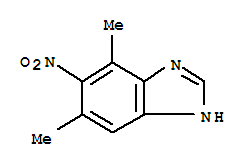 1H-benzimidazole,4,6-dimethyl-5-nitro-(9ci)Structure,214688-01-4Structure 1H-benzimidazole,4,6-dimethyl-5-nitro-(9ci) Structure,214688-01-4Structure