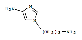 1H-imidazole-1-propanamine,4-amino-(9ci)Structure,215099-40-4Structure 1H-imidazole-1-propanamine,4-amino-(9ci) Structure,215099-40-4Structure