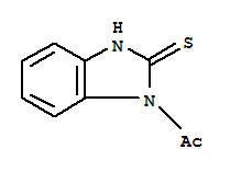 (9ci)-1-乙?；?1,3-二氫-2H-苯并咪唑-2-硫酮結(jié)構(gòu)式_21541-32-2結(jié)構(gòu)式