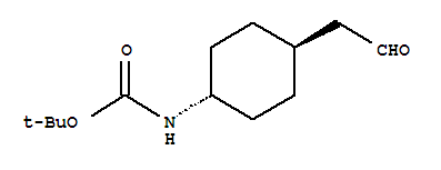 N-[trans-4-(2-oxoethyl)cyclohexyl]carbamic acid 1,1-dimethylethyl ester Structure,215790-29-7Structure