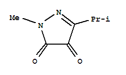 (9ci)-1-甲基-3-(1-甲基乙基)-1H-吡唑-4,5-二酮結(jié)構(gòu)式_216319-92-5結(jié)構(gòu)式