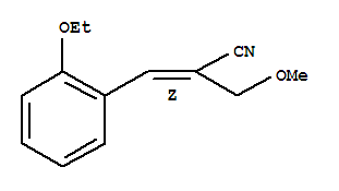 (2z)-(9ci)-3-(2-乙氧基苯基)-2-(甲氧基甲基)-2-丙烯腈結構式_216384-76-8結構式