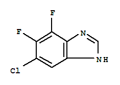 1H-benzimidazole,6-chloro-4,5-difluoro-(9ci)Structure,217951-45-6Structure 1H-benzimidazole,6-chloro-4,5-difluoro-(9ci) Structure,217951-45-6Structure