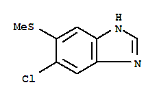 1H-benzimidazole,5-chloro-6-(methylthio)-(9ci)Structure,217951-69-4Structure 1H-benzimidazole,5-chloro-6-(methylthio)-(9ci) Structure,217951-69-4Structure