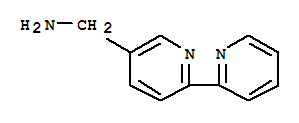 2,2-聯(lián)吡啶-5-甲胺結(jié)構(gòu)式_220339-96-8結(jié)構(gòu)式