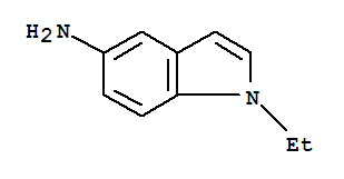 1H-indol-5-amine,1-ethyl-(9ci)Structure,220844-49-5Structure 1H-indol-5-amine,1-ethyl-(9ci) Structure,220844-49-5Structure