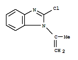 1H-benzimidazole,2-chloro-1-(1-methylethenyl)-(9ci)Structure,22129-01-7Structure 1H-benzimidazole,2-chloro-1-(1-methylethenyl)-(9ci) Structure,22129-01-7Structure