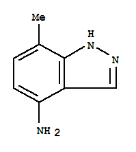 1H-indazol-4-amine,7-methyl-(9ci)Structure,221681-73-8Structure 1H-indazol-4-amine,7-methyl-(9ci) Structure,221681-73-8Structure