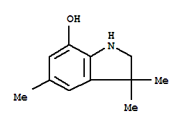1H-indol-7-ol,2,3-dihydro-3,3,5-trimethyl-(9ci) Structure,222721-48-4Structure