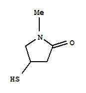 (9ci)-4-疏基-1-甲基-2-吡咯烷酮結構式_222856-41-9結構式