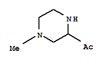 Ethanone, 1-(4-methyl-2-piperazinyl)-(9ci)Structure,224189-08-6Structure Ethanone, 1-(4-methyl-2-piperazinyl)-(9ci) Structure,224189-08-6Structure