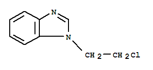 (9ci)-1-(2-氯乙基)-1H-苯并咪唑結(jié)構(gòu)式_22492-19-9結(jié)構(gòu)式