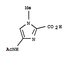 1H-imidazole-2-carboxylic acid, 4-(acetylamino)-1-methyl-Structure,225667-16-3Structure 1H-imidazole-2-carboxylic acid, 4-(acetylamino)-1-methyl- Structure,225667-16-3Structure